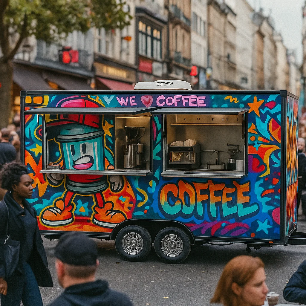 

Wholesale Fully Equipped Food Truck Trailer Custom Mobile Kitchen Catering Trailer for Coffee BBQ Street Food Sales