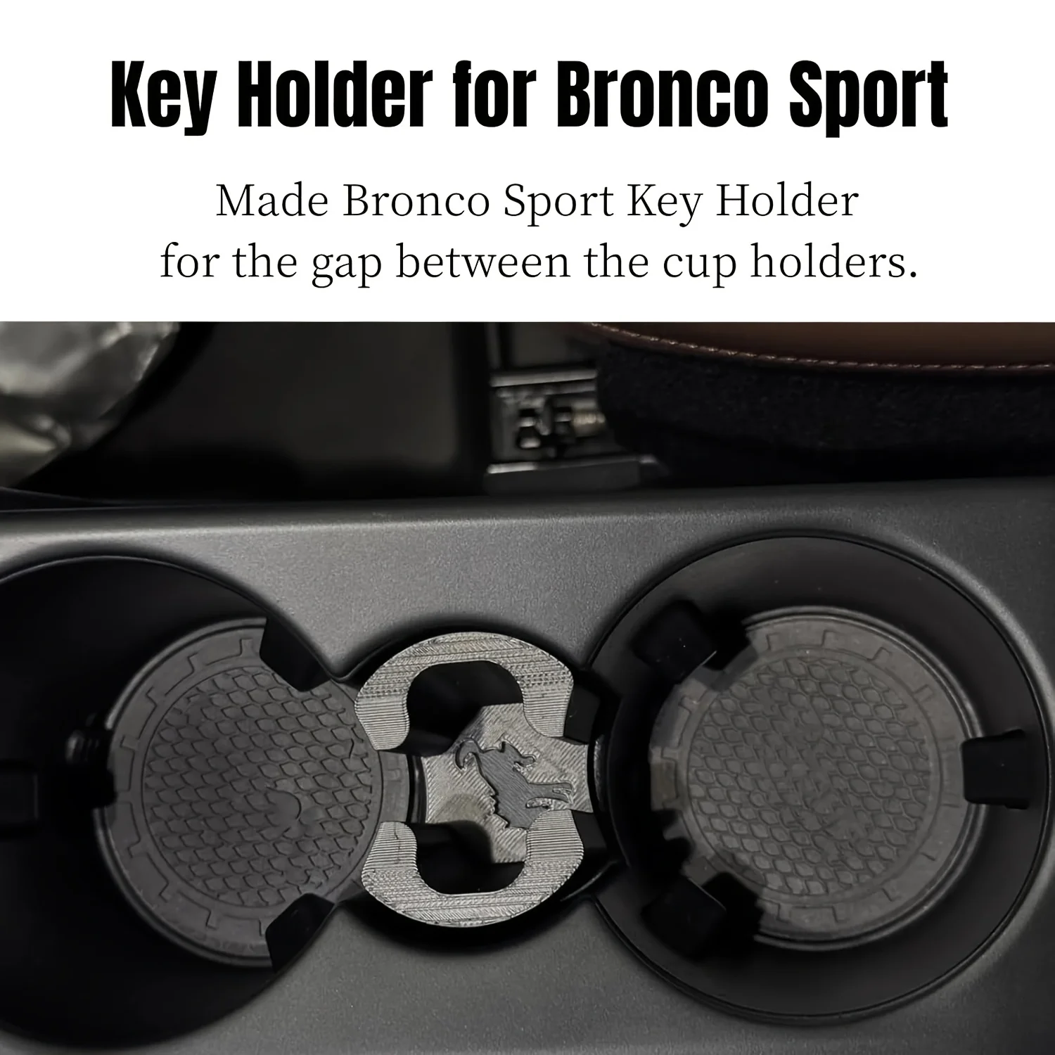 

1pc Car Remote Control Key Storage Rack Key Storage Box Black Plastic For Ford Braunschweig Sport Mustang Car Accessories