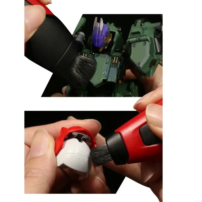 77ub مقبض مريح مزيل الغبار مزدوج تصميم أدوات فرشاة التنظيف من أجل الغبار الفعال من الأسطح المختلفة