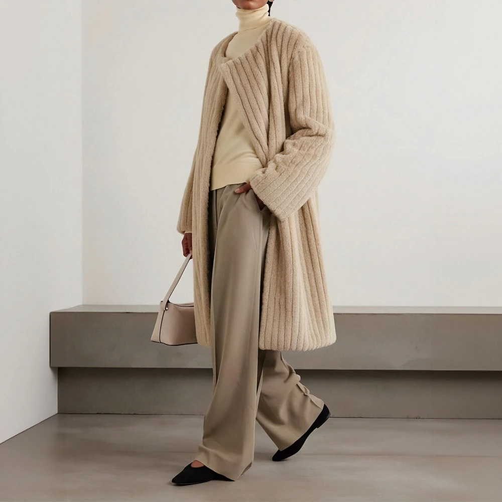 

Повседневное женское пальто, весенне-осенняя модная верхняя одежда без декора, удобный топ для повседневных мероприятий