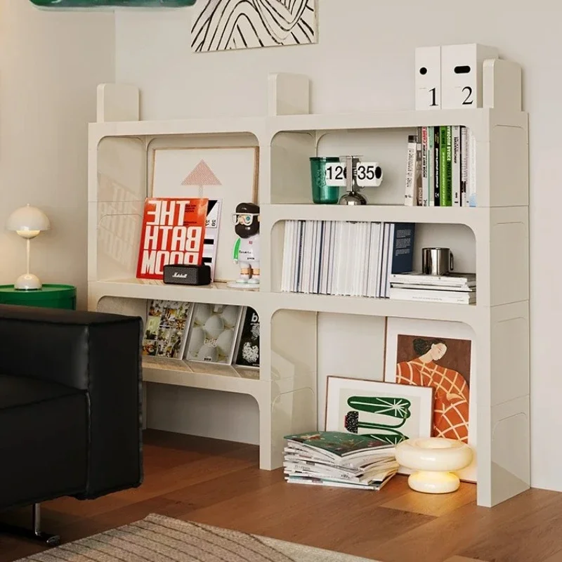Medieval bookshelf free combination whole wall bookcase ins home multi-layer display storage shelf