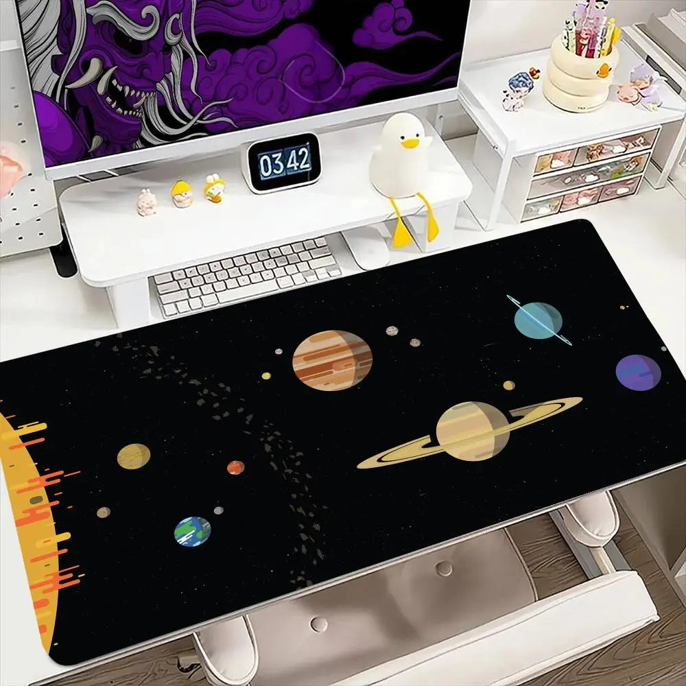 

Cartoon universe planet Mouse Pad 900x400MM Large Gaming Mousepad Keyboard Gamer Rubber Anti-wrinkle Anti-Slip Bottom Desk Mat