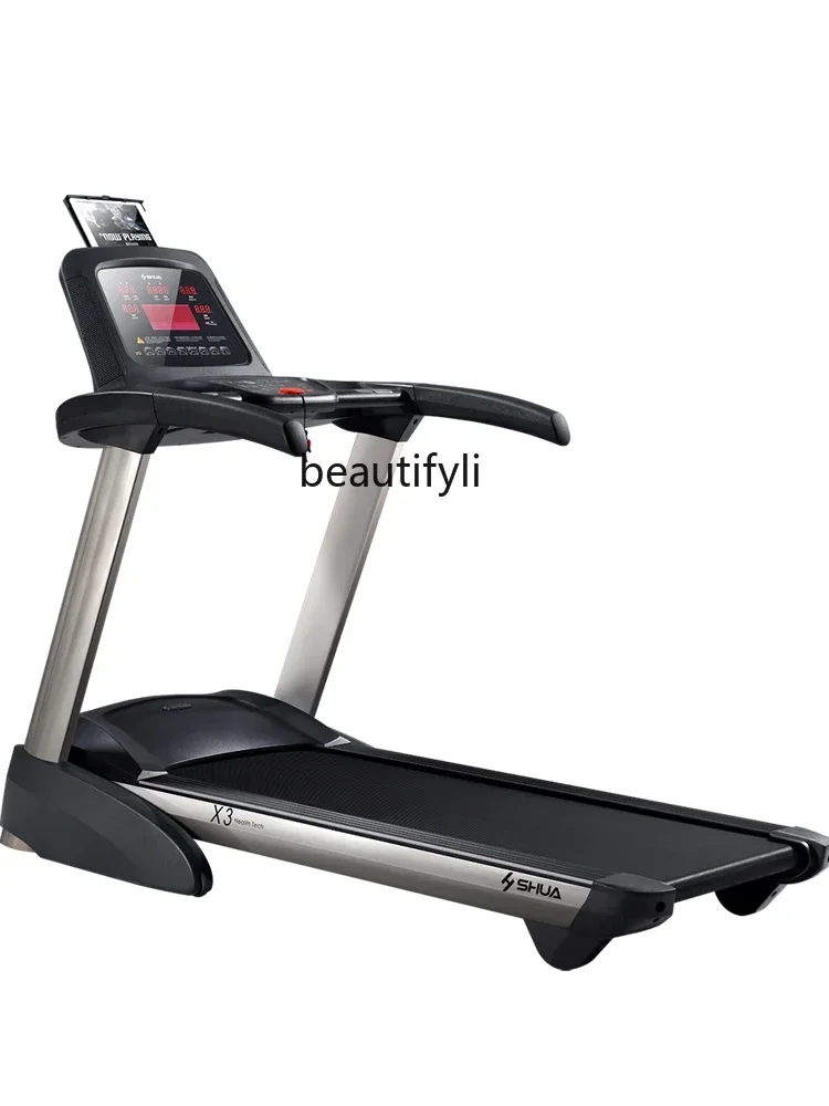 

lt Treadmill household smart weight loss indoor hill climbing folding large gym equipment