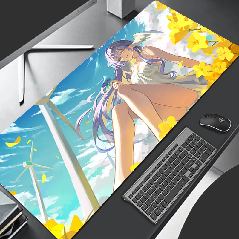 Tapis de souris ordinateur h-honkai Star Rail Robin accessoires de jeu tapis de clavier bureau PC tapis de souris en caoutchouc décoration tapis de souris de bureau
