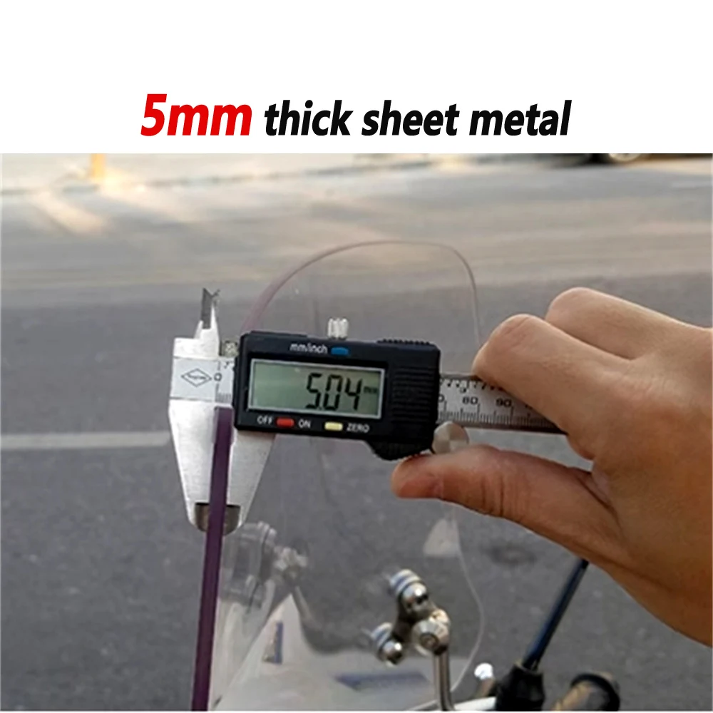 For Benda Black Flag 500 Windshield Modification Dark Flag 500 Thickened Windshield Adjustable High Front Windshield Accessories 5
