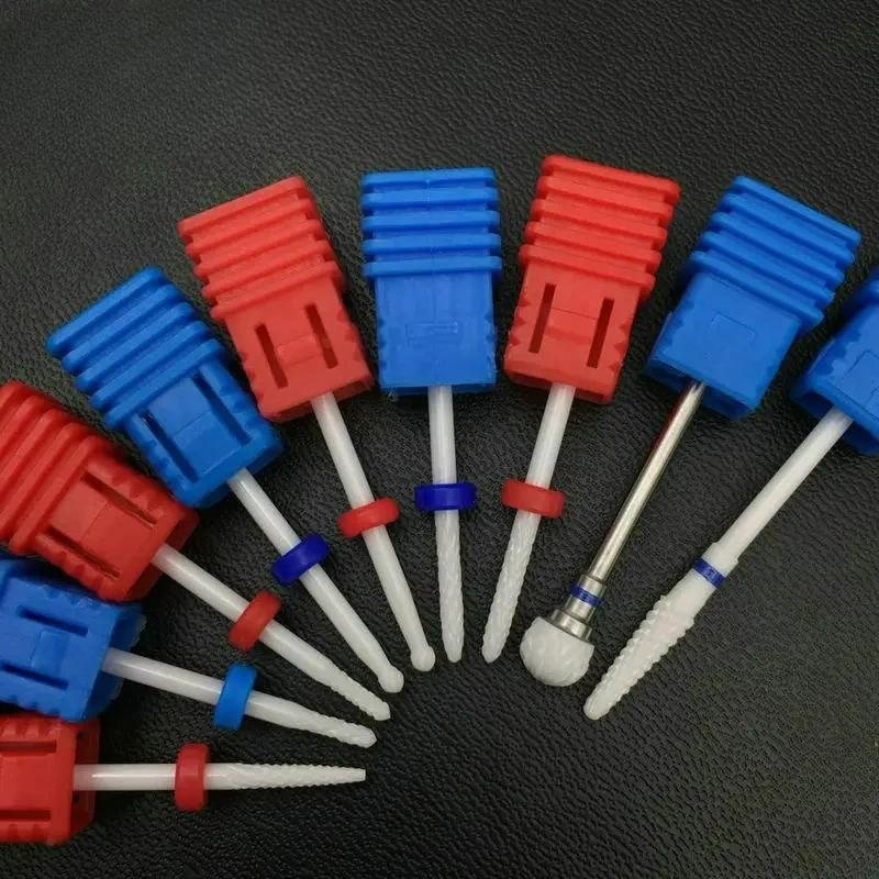 複数のモデル セラミックネイルドリルビット マニキュアマシンアクセサリー 回転式電動ネイルファイル マニキュアカッター ネイルアートツール