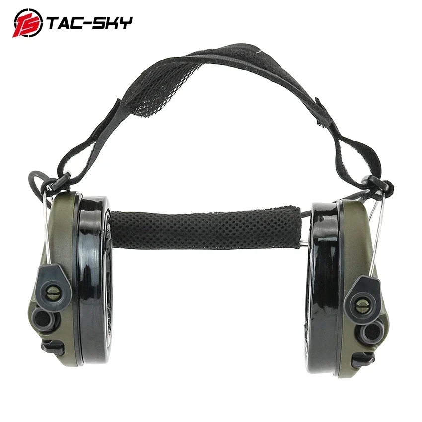 TAC-SKY Tactical Active Ear Protection Noise Reduction TAC302 Headset Electronic Shooting Headphones Pickup Hunting Earmuffs