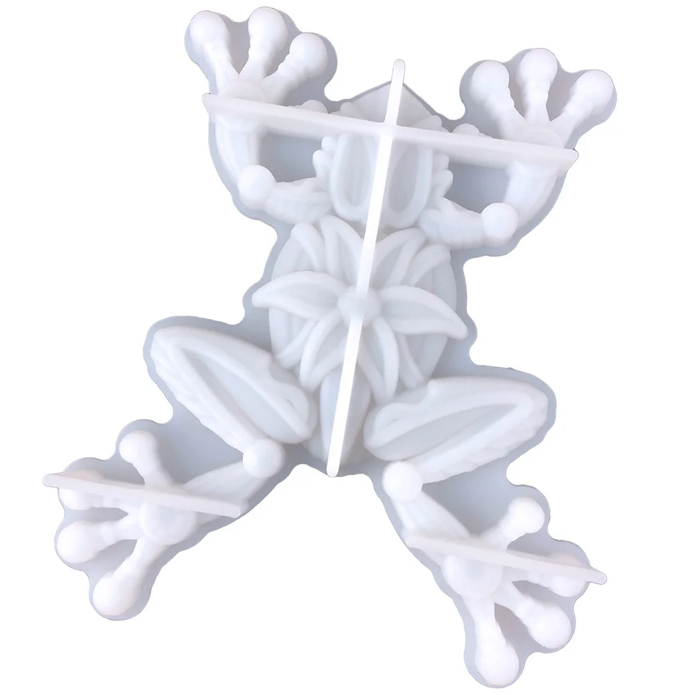 

Silicone Frog Mold Practical Durable Safe Nonstick for DIY Epoxy Resin Frog Craft Silicone Molds Kit Epoxy Molds