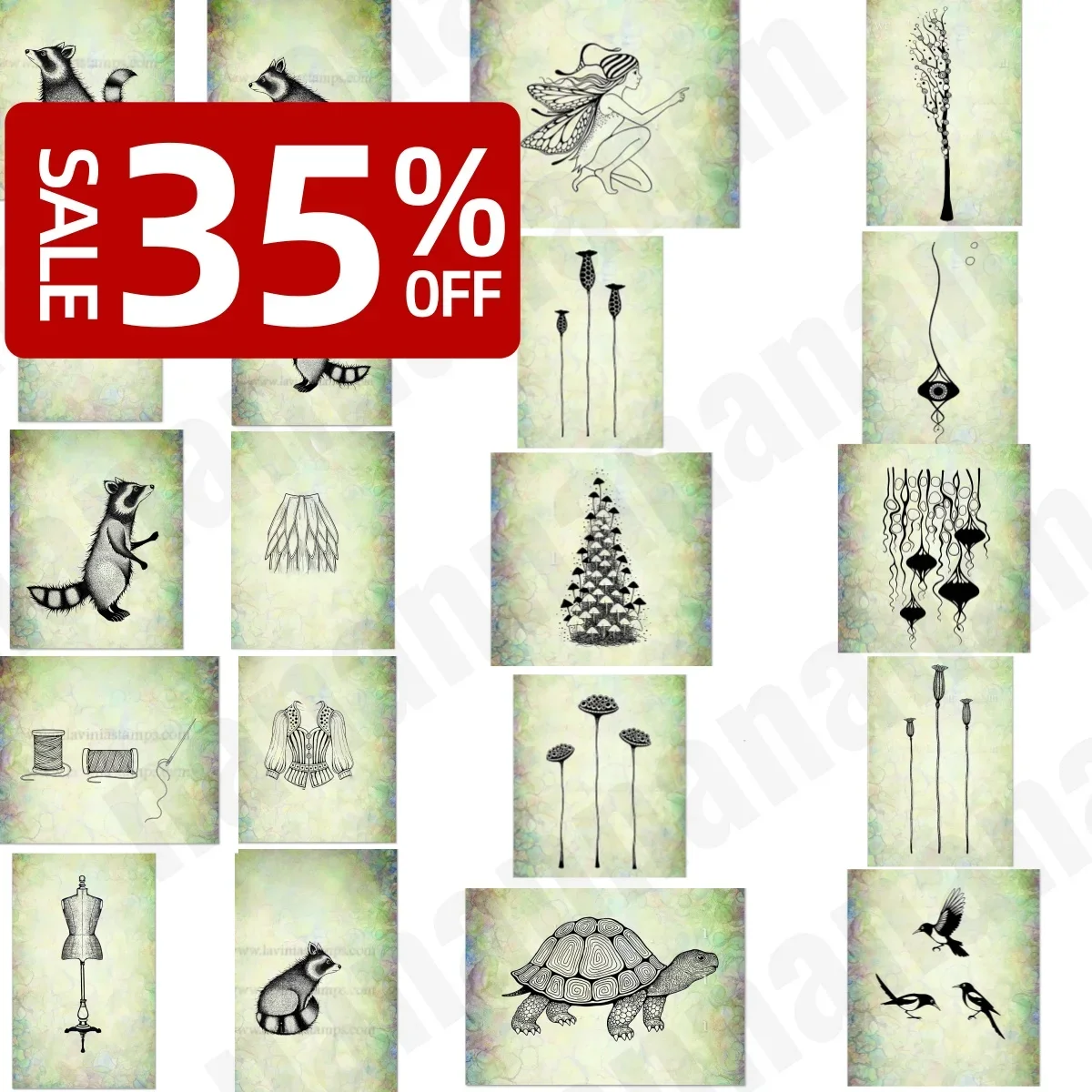 New Bear Bunny Raccoon Clear Stamps for DIY Scrapbook Embossed Handcraft Paper Card Album Craft Template Supplies Decoration