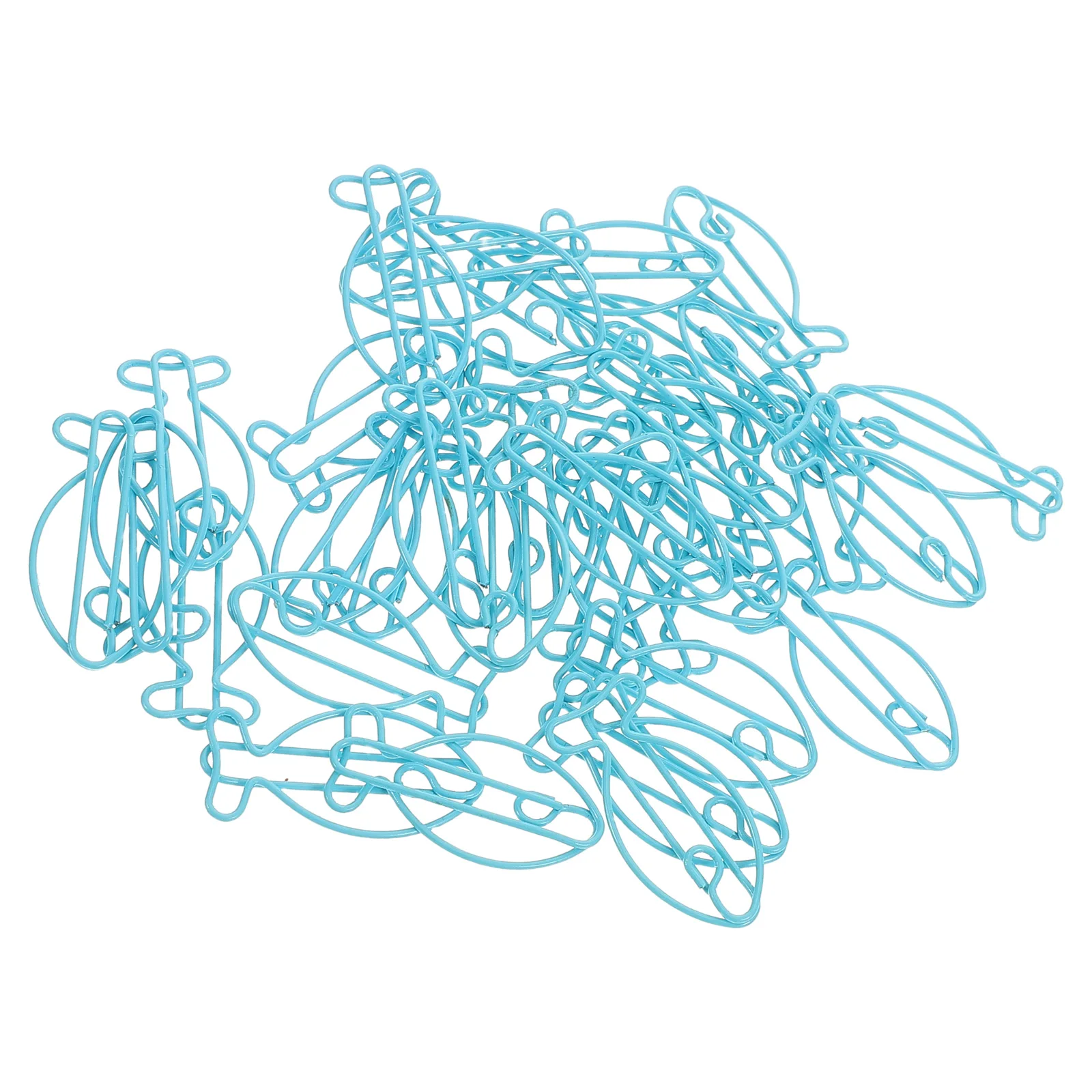 

30pcs Fish Shaped Paper Creative Animal Design Metal Clips For Office School Stationery Supplies Organizing Files Cute Colored