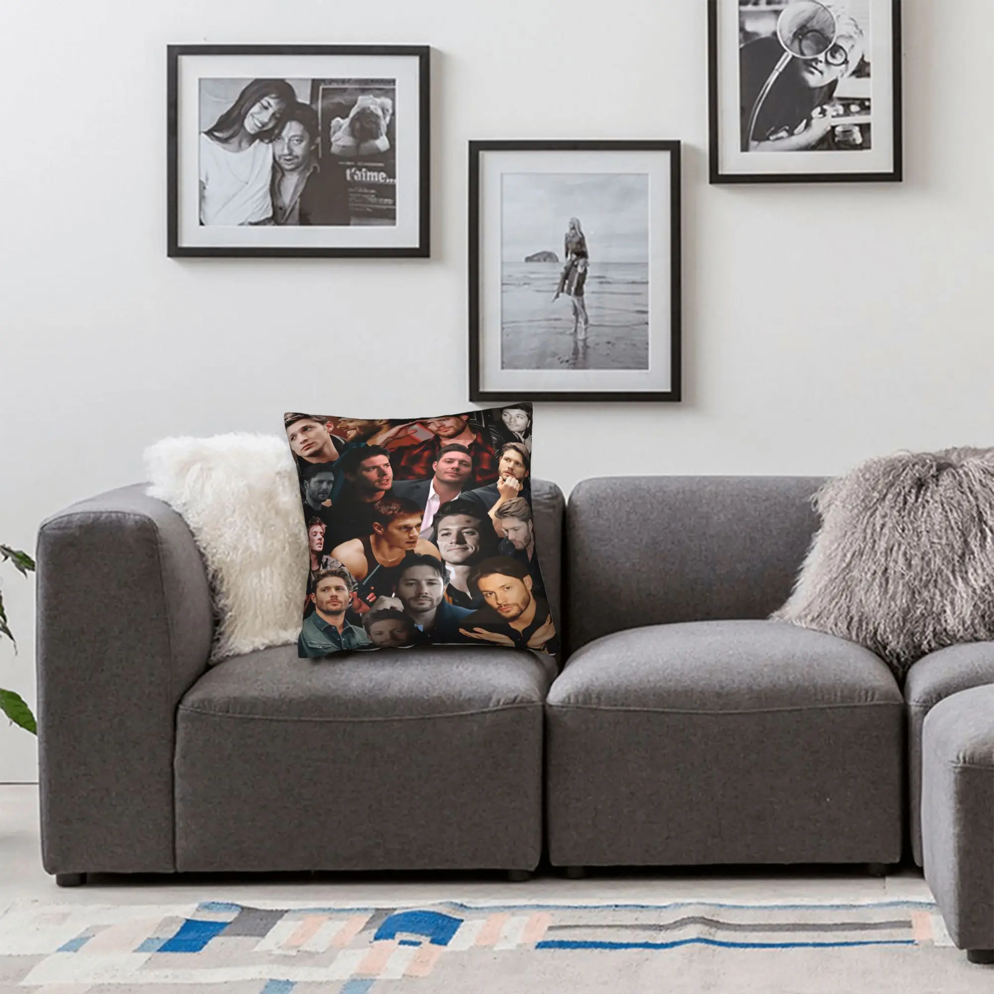 3D SPN Supernatural Sign Dean Sam Pillow Case  Kawaii Pillow Cover Soft Pillowcases For Living Room Sofa