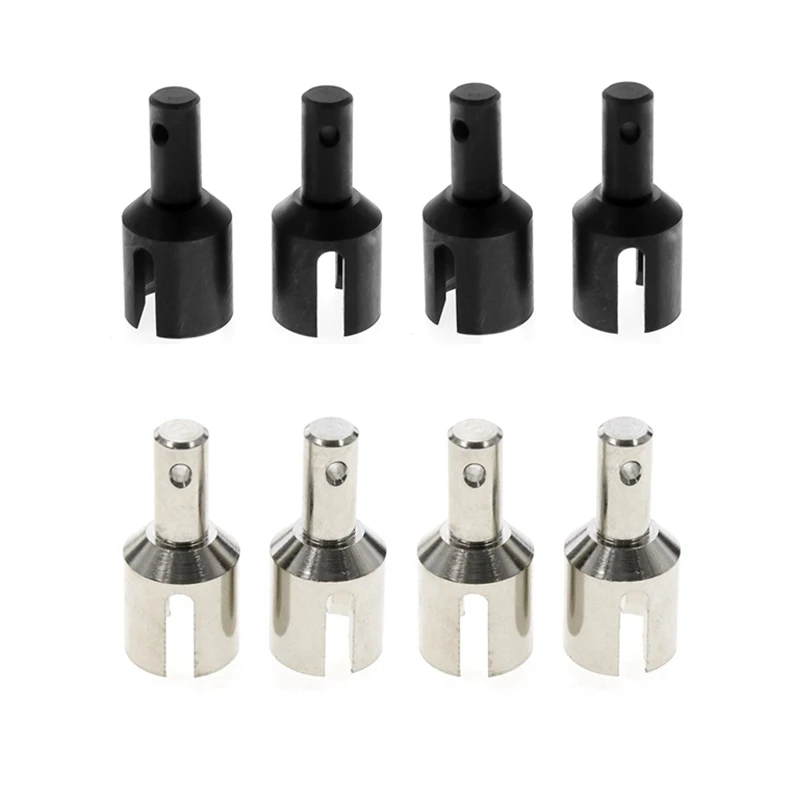 4Pcs Metal Steel Front And Rear Differential Output Cup 9583 For 1/8 Traxxas Sledge RC Car Upgrades Parts Accessories