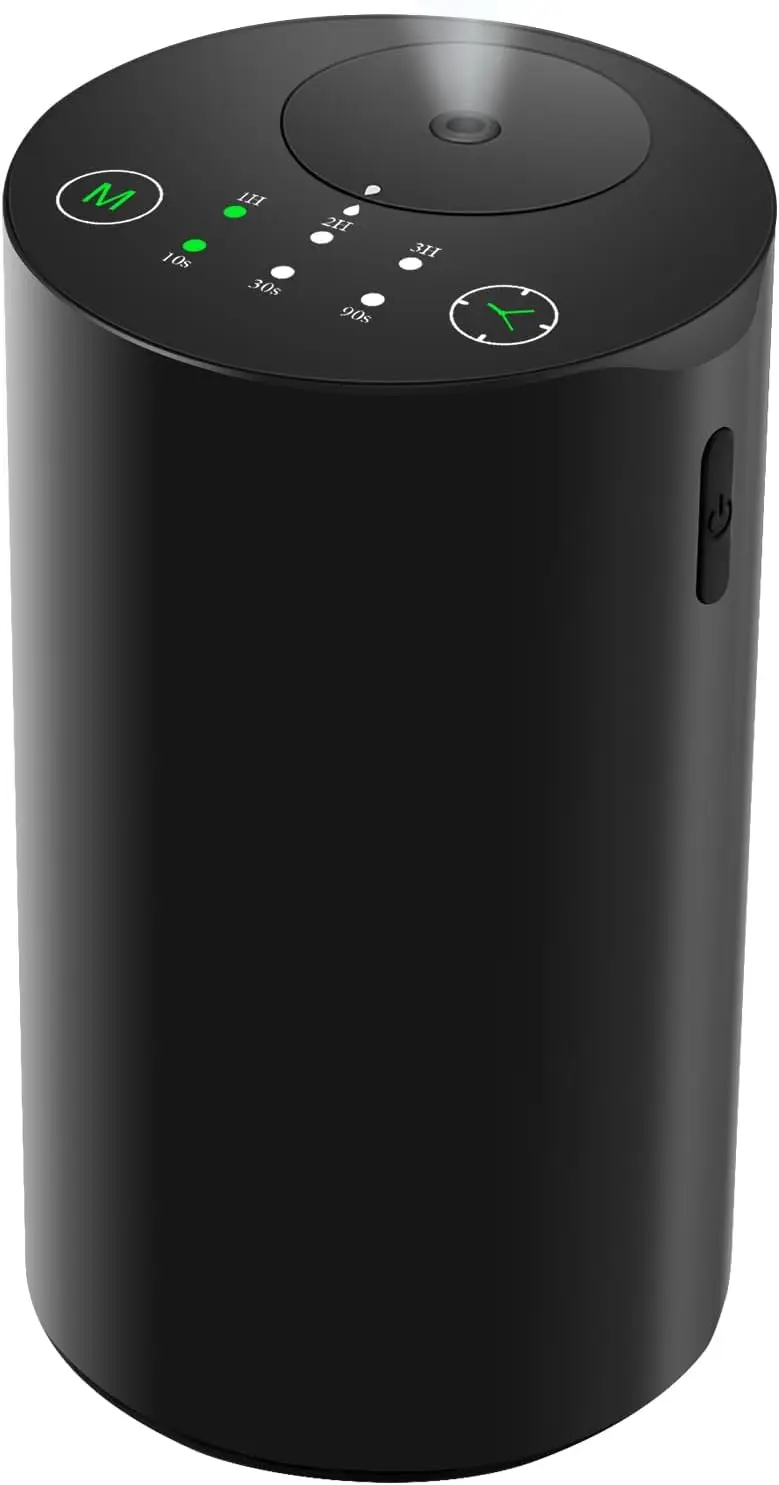 Waterless Essential Oil Diffuser, Battery Powered Mini Scent Air Machine, Aromatherapy Mist Diffuser For Home Room Car Office