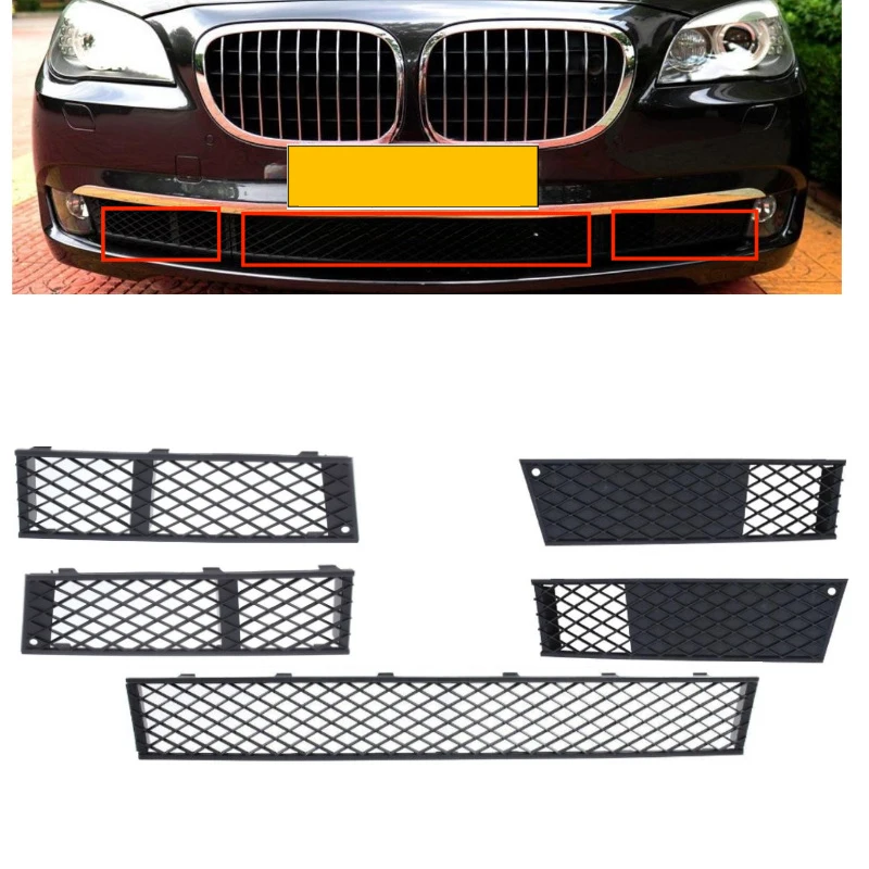 Front Bumper Grille Cover For BMW 7 Series F01 F02 OEM 51117184149 51117184150 51117186505 51117186506 51117183870