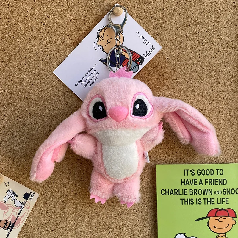 14 cm cartoon voor steek pluche sleutelhanger zacht speelgoed schattige knuffel hanger cadeau voor meisjes pop tas charme kinderen verjaardagscadeau