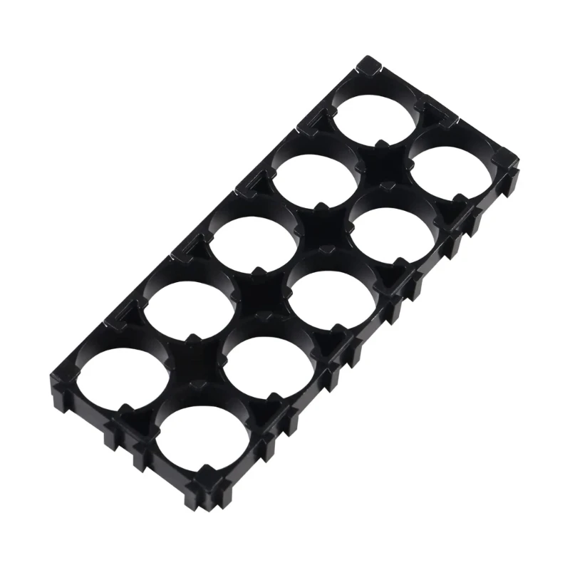 

652F 18650 Lithium Cell Spacer 2x5 Cell Spacer 18650 Lithium Battery Plastic Holder Bracket for DIY Battery Pack