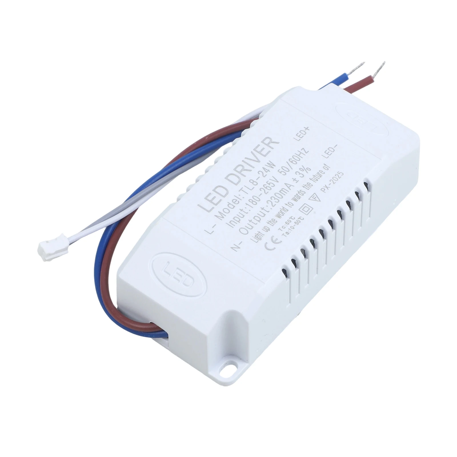 Electronic Transformer LED Driver 8-24W 80* 35* 23MM AC180-265V50/60HZ DC90-140V240mA Terminal Safety Regulations