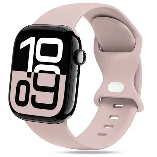 Silicone band for apple watch Series 10 46mm 42mm 44mm 40mm 45mm 41mm 45 44 mm ultra 2 49mm sport strap iwatch 10 9 8 7 6 SE 5 4