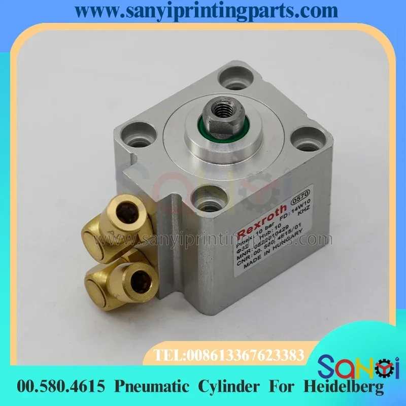1 Piece Heidelberg Printing Pneumatic Cylinder 00.580.4615 D32 H10 DW For SM74 PM74 SM102 CD102 CX102 Machine Parts