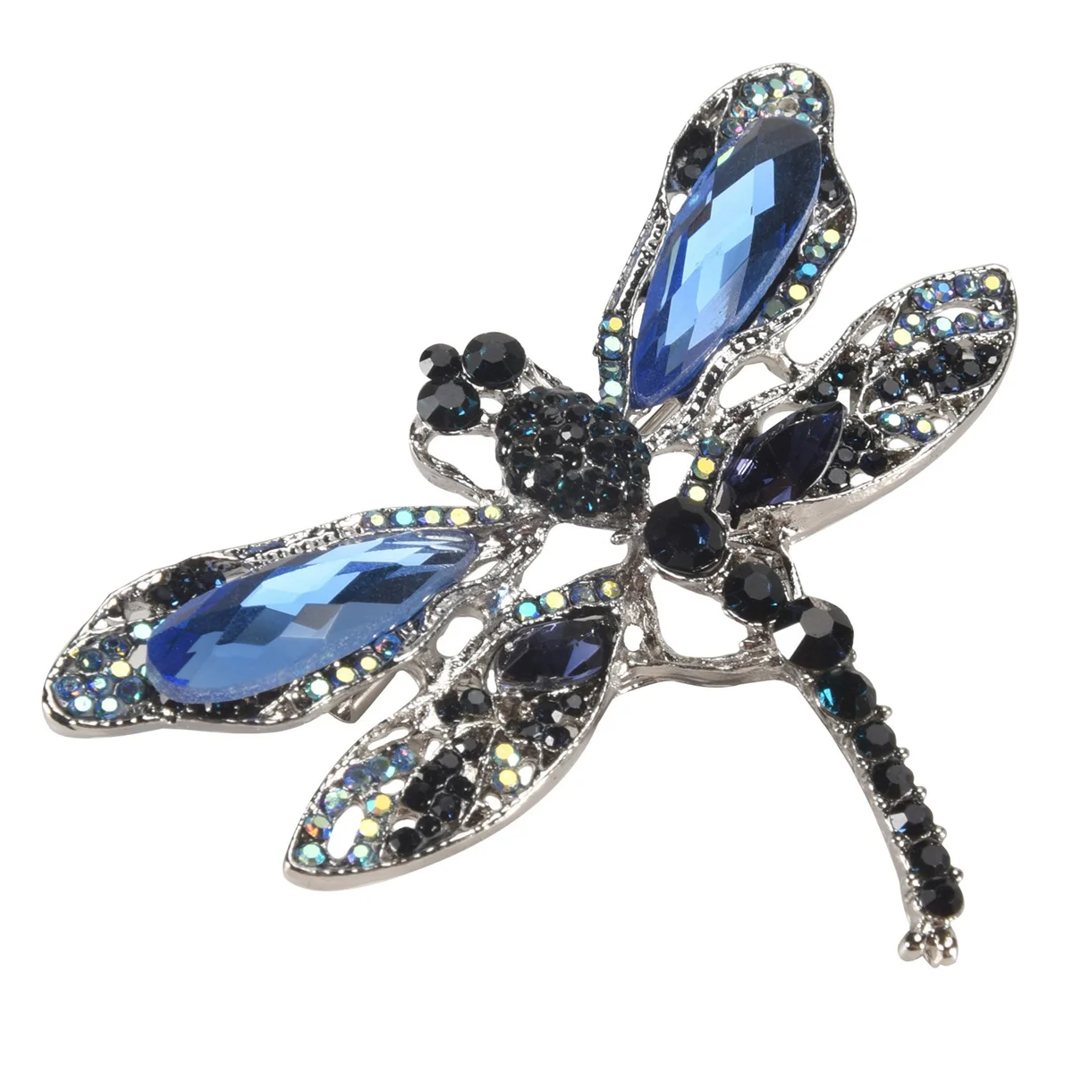 ABQR модные винтажные броши-стрекозы для женщин, большая брошь с насекомыми, булавки для платья, пальто, аксессуары, милые ювелирные изделия, подарки