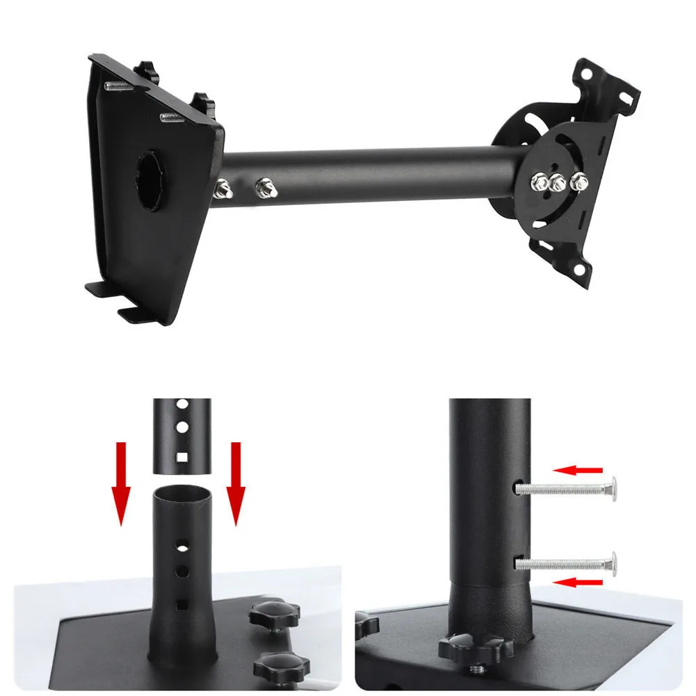 Pole Adapter Kit For Starlink For Gen 3 Roof Wall Mount Pole Adapter Satellite Receiver Bracket Wall Flexible Adjustable Bracket