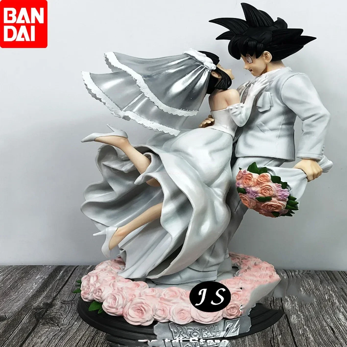 

Anime Figure Dragon Ball Super Son Goku Chichi Figures White Wedding Dress Figurine 33cm Pvc Doll Model Toy Birthday Gift