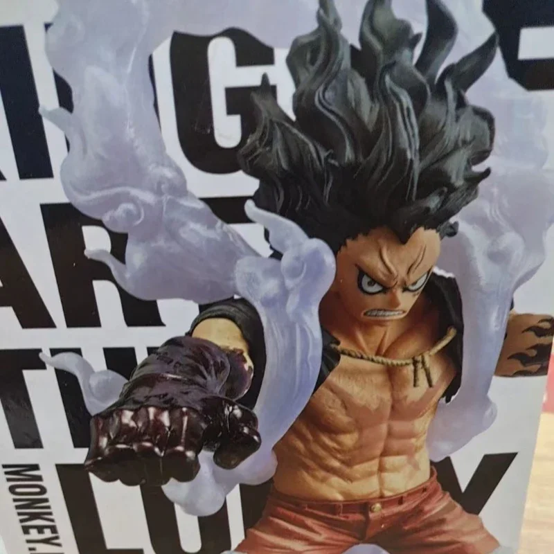 Une pièce périphérique Bandai Banpresto Original véritable KOA singe D Luffy quatre niveaux serpent humain rebondissant figurines d'action humaine