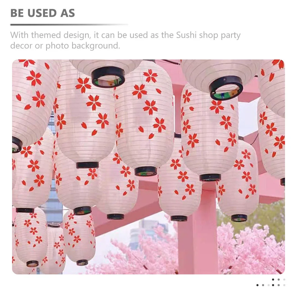 

2Pcs Lantern Japanese Decorative Cloth Lantern Hanging Pendant Party Decor Sushi Shop Bar Restaurant Indoor Outdoor