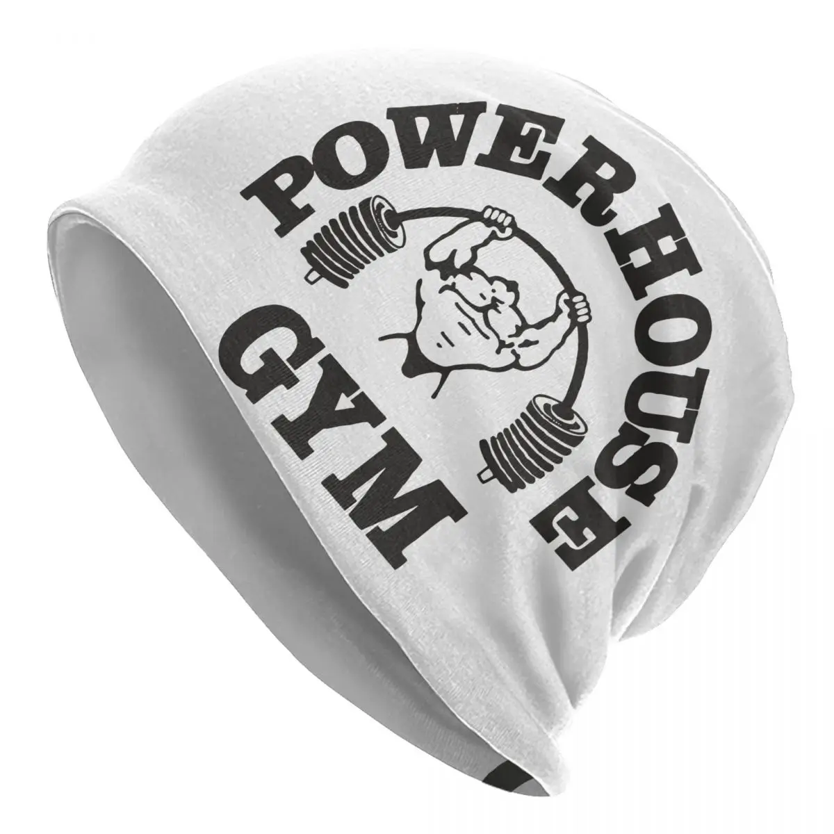 Powerhouse Gym Bonnet Hats Casual Outdoor Skullies Beanies Hats Funny for Men Women Warm Dual-use Cap