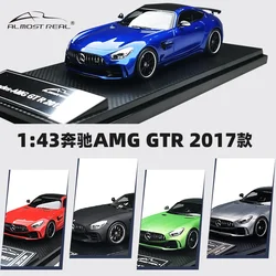 1:43  GTR Mercedes-AMG GTR alloy simulation car model, adult collection pieces, boys toys, children's holiday gifts