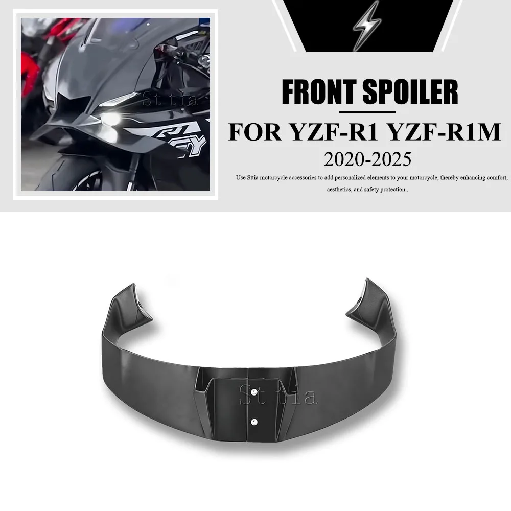 For Yamaha R1M R1 2020-2024 YZF-R1 YZF-R1M 2025 GP Wings Motorcycle Winglet Spoiler Front Wings Fairing Fixed Ming Accessories