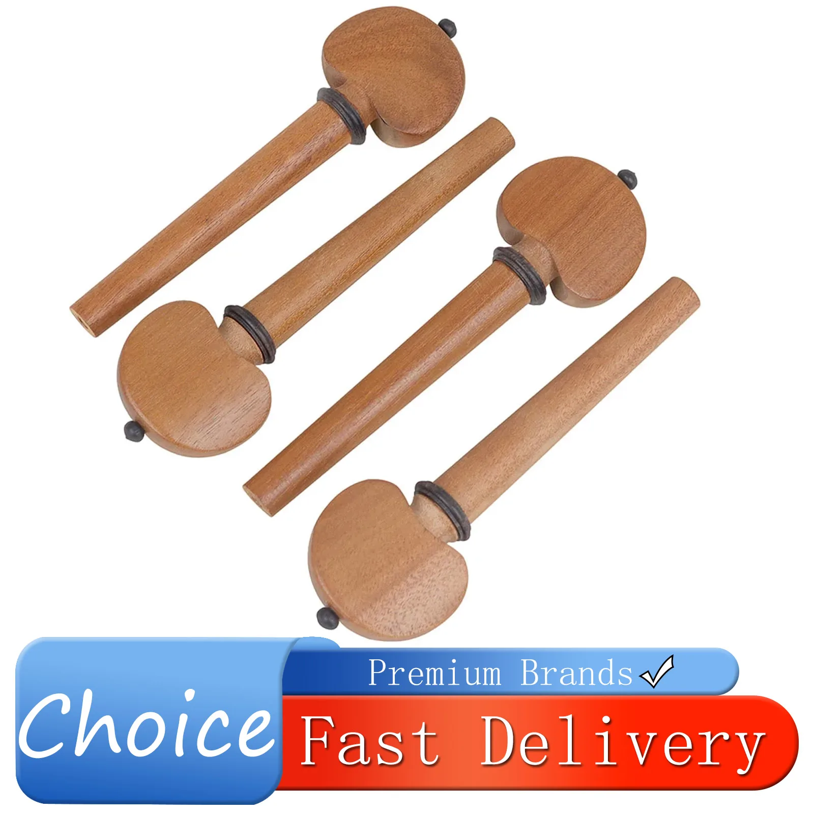 IRIN Cello String Shafts Suzuki Inlaid Ebony Hand-Polished String Shafts Enhanced Cello Sensitivity Cello Professional Parts