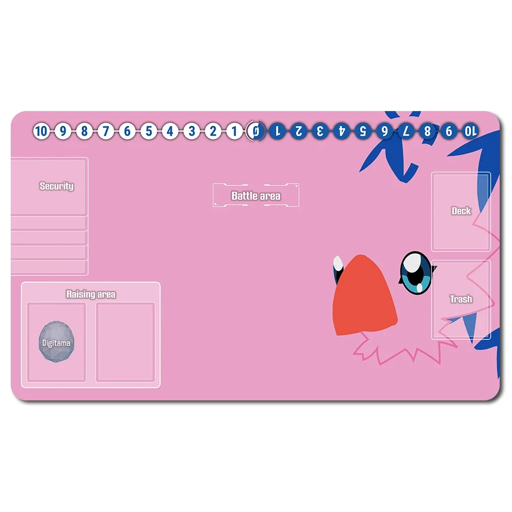 

Board Game Digimon Playmat Size 60X35 cm Play Mats Compatible for DTCG TCG CCG-701867