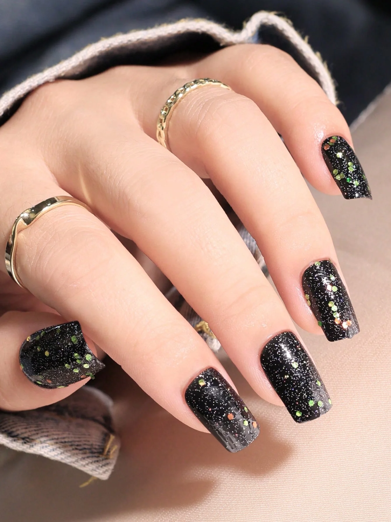 10 Uds. De uñas postizas desmontables cortas Y2k con diamantes de imitación y pegamento para Ballet, puntas de uñas postizas artificiales dulces y frescas para niñas