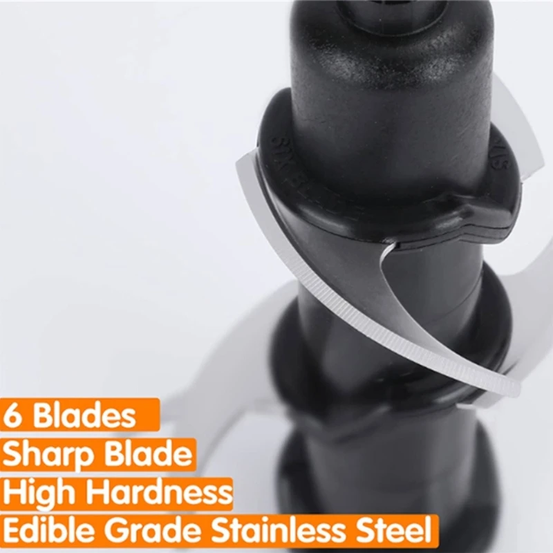 Аксессуары для приготовления сока, 6 ребер, нижнее лезвие для блендера BL66OC BL740 BL642 BL500C, дропшиппинг