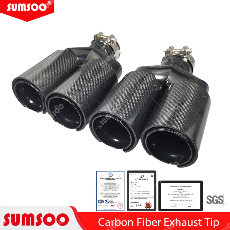 1 шт., Y-образные наконечники для глушителя из углеродного волокна