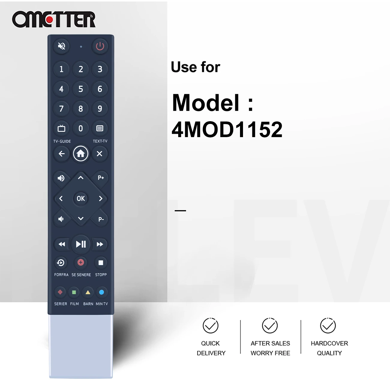 جهاز تحكم عن بعد صوتي جديد لريكس TV SMART boks II SMART-Boks III 4MOD1152 قوي SRT8956 SRT8955