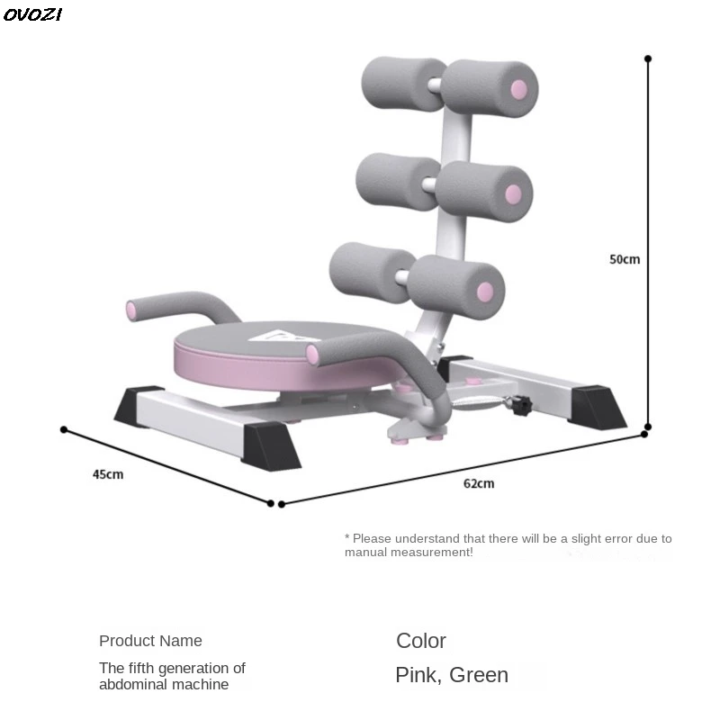 OVOZI Sit-ups เสริมอุปกรณ์ฟิตเนสในร่มฟิตเนสหน้าท้องเครื่องในครัวเรือนขี้เกียจบาง Belly Roll ท้องเครื่อง
