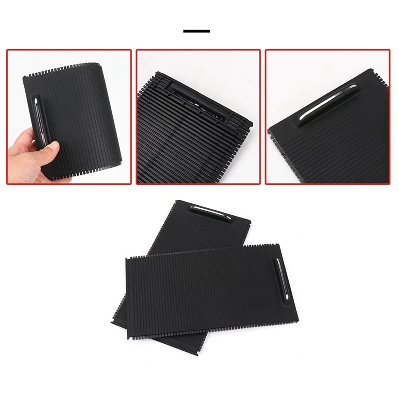 Couvercle de boîte d'accoudoir central, plaque de verre, rideau de nervure, porte-gobelet, cristaux, Berlingo, KIT Partner, 2008-2018