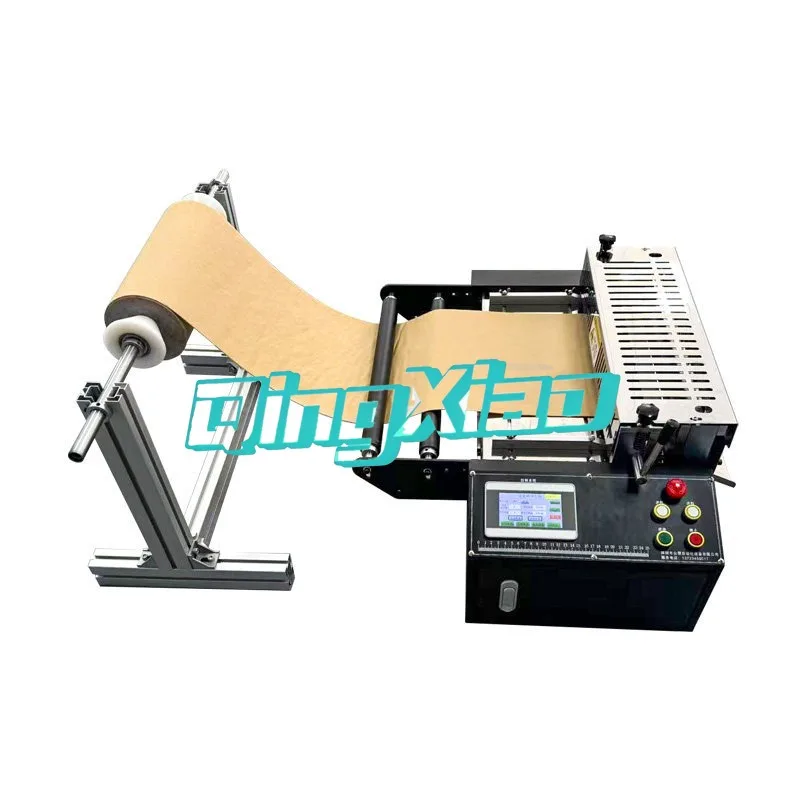 

Industria Automatic Computer Controlled Cross Cutting Machine For Non Woven Fabric Bubble Foam PVC PE Film Kraft Paper Sheeter
