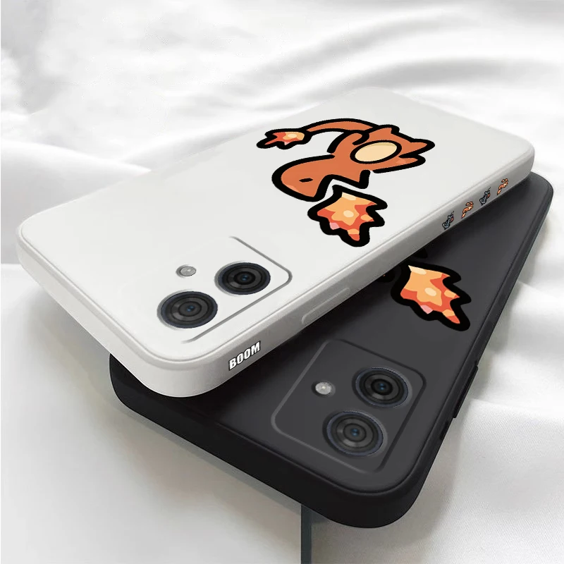 G 54 Angry Dinosaur Silicone Phone Case For Motorola Moto G24 G34 G42 G52 G54 G53 G50 G72 G84 G100 G9Plus G8Play 50Fusion Cover
