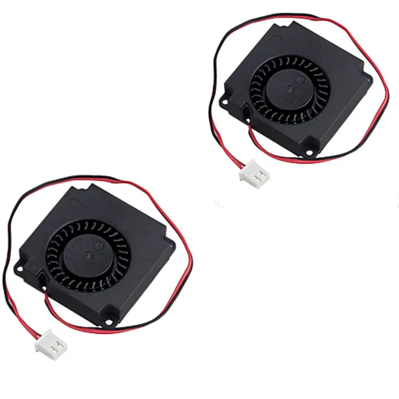 2PCS 3D Printer Blower Cooling Fan DC 5V/24V/12V 4010 Turbo Radial Fans 3D Printer Cooler Parts 40x40x10mm for Ender 3