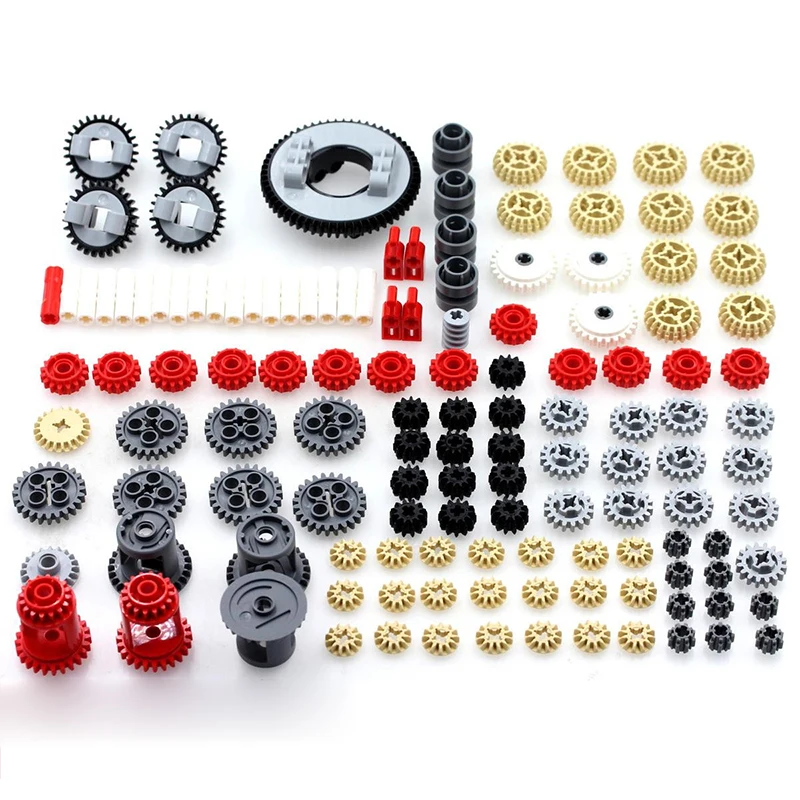 Techncial Gears Building Blocks Parts fit 65413 65414 69761 69762 42529 87407 94925 3647 10928 4019 4716 6573 MOC Car Bricks Toy