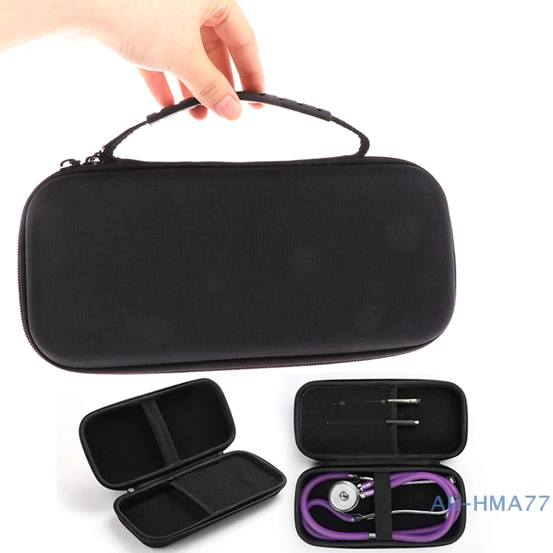 Portable Stethoscope Case Storage Box EVA Hard Carrying Travel Protective Bag