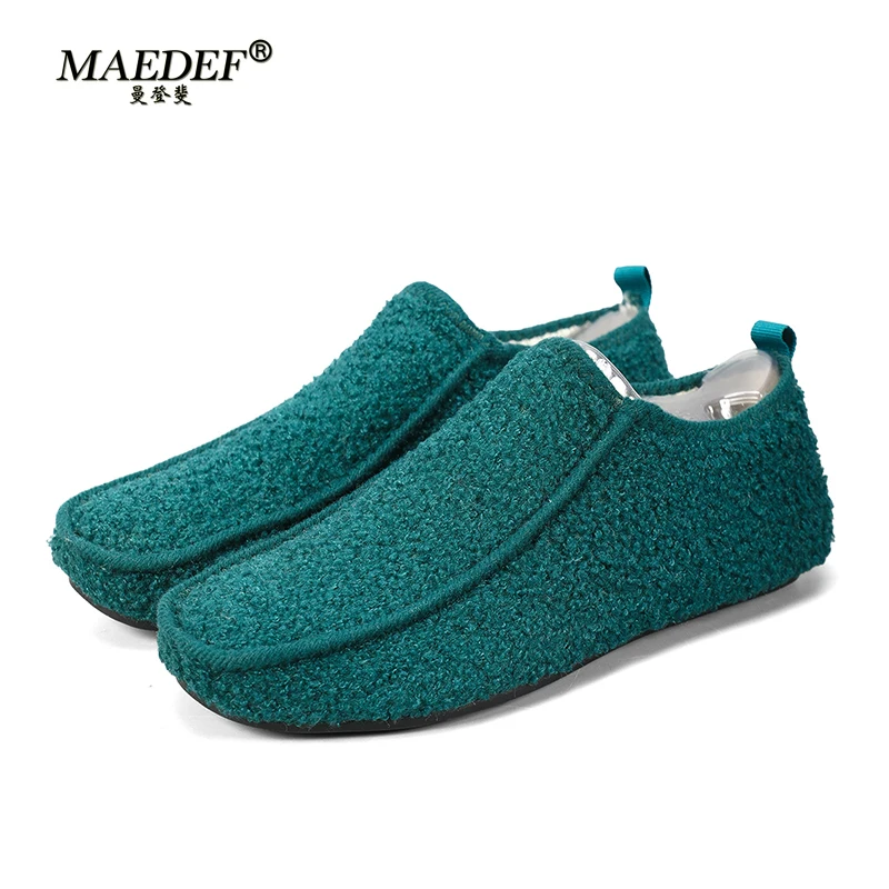 

Winter Slippers Loafers Men Warm Casual Shoes Cotton Slipper Indoor Warm Male Shoes Comfortable Non Slip Winter Floor Men Shoes