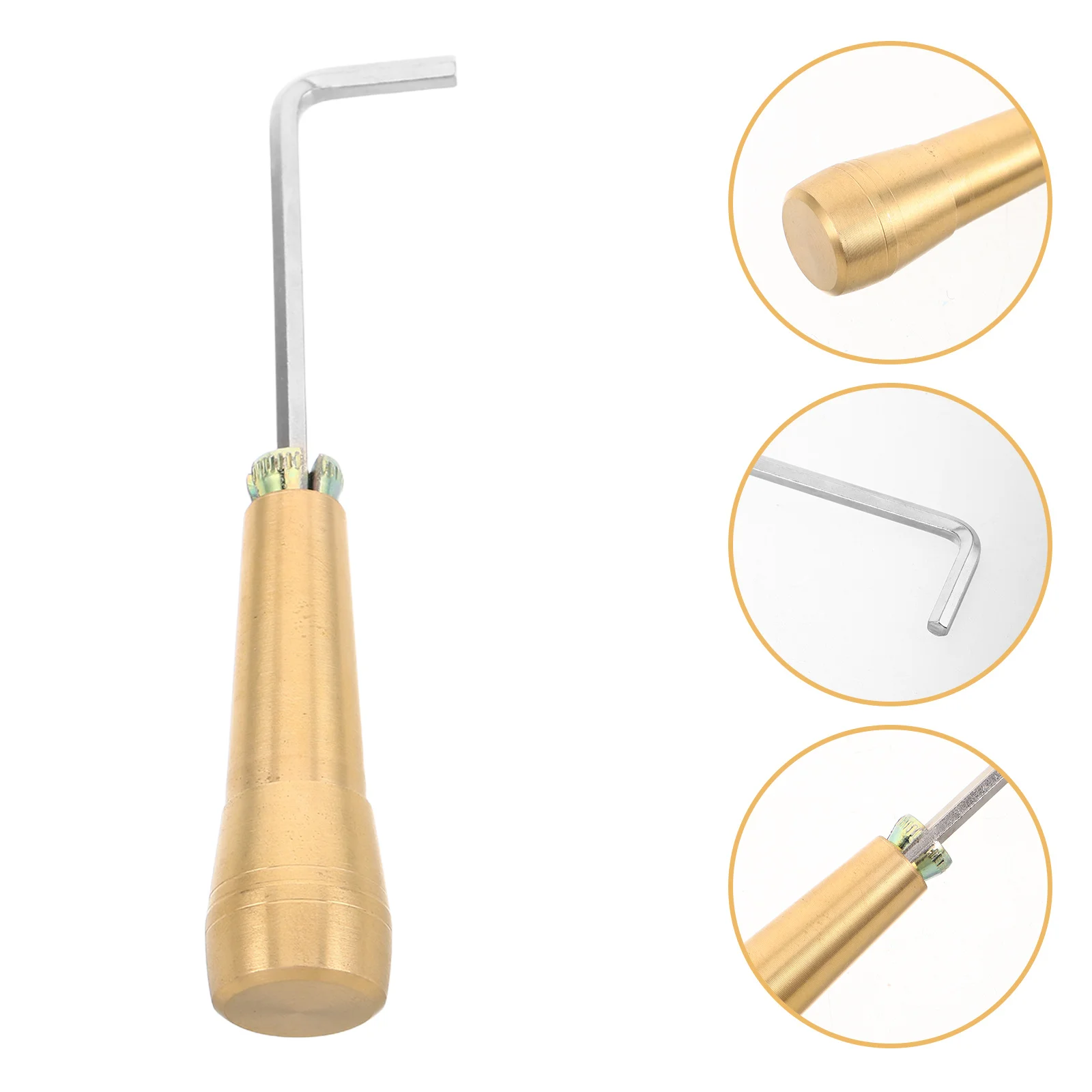 

Guitar Truss Rod Wrench 4mm Hexagonal Adjustment Spanner for Acoustic Guitar Neck Bridge Knob Nut Locking Maintenance Accessory