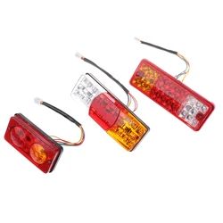 200*70mm 3 Color LED Rear Spoiler Light Universal Car Turn Signal Reverse Brake Warning Tail Light Stop Signal Lamps