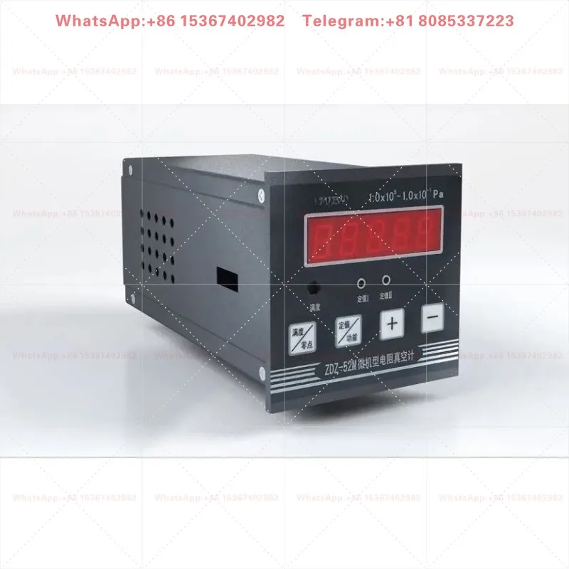1PCS Pirani Vacuum Gauge ZDZ-52M ZJ-52T Microcomputer Resistance Vacuum Meter