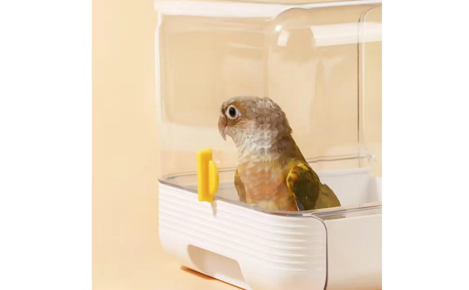 Parrot Bathing Tub Multi Function External Bird Bath Parakeet Bathing Enclosure No Mess Pet Supply Leak Resistant Parrot Bathing Tub Multi Function External Bird Bath Parakeet Bathing Enclosure No Mess Pet Supply Leak Resistant