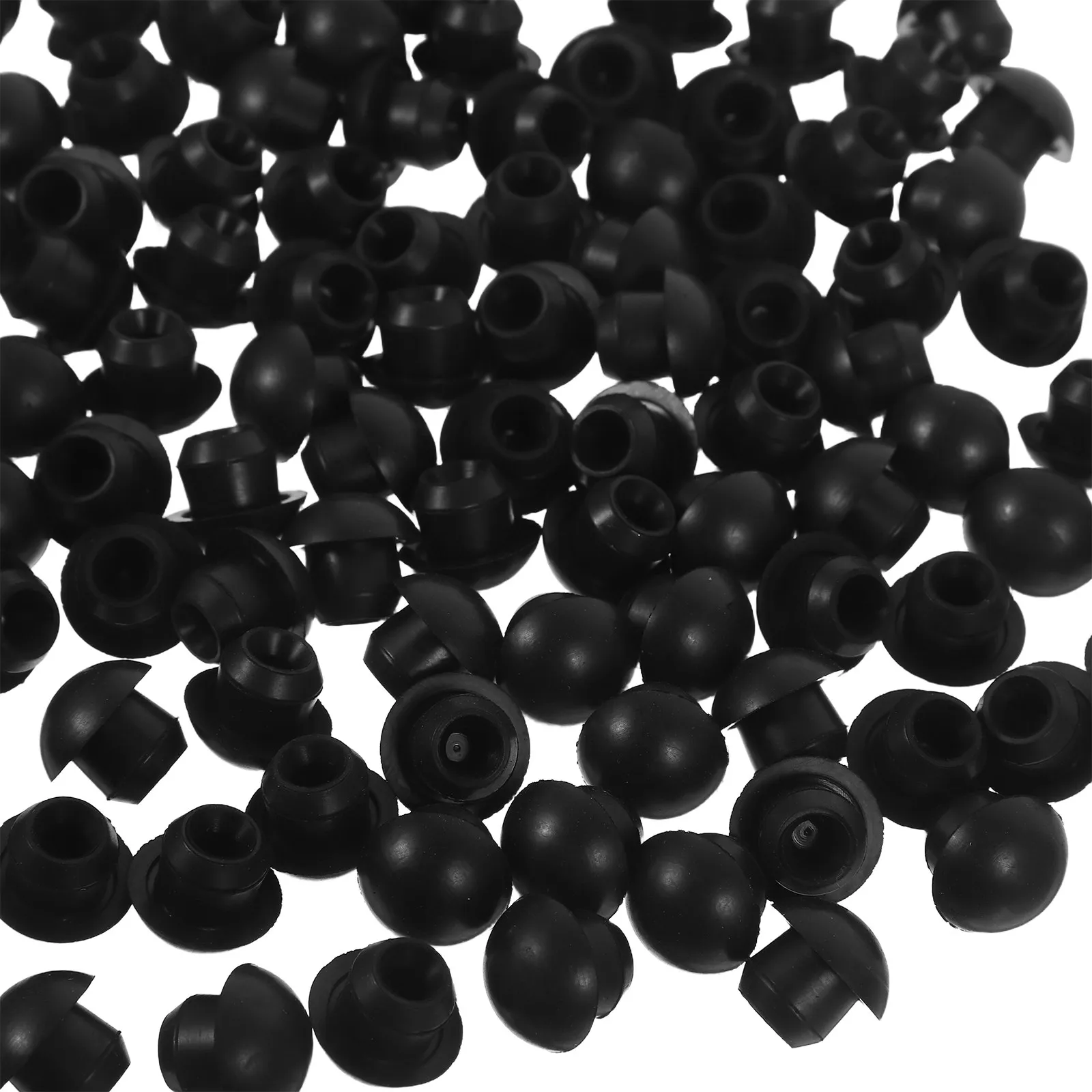 100Pcs Oil Filler Bung Rubber Jack Plug Flat Hydraulic Floor Bottle Jack Oil Reservoir Sealer Stopper Cover Replacement Rubber